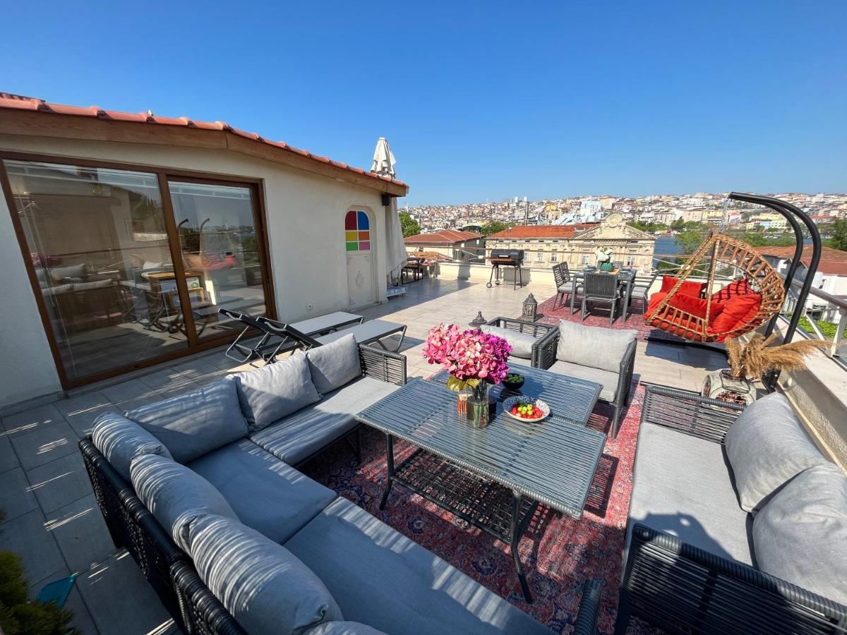 Waterfront Apartment By The Tram - Terrace With Dome & Golden Horn View In Fatih Istanbul Exterior foto