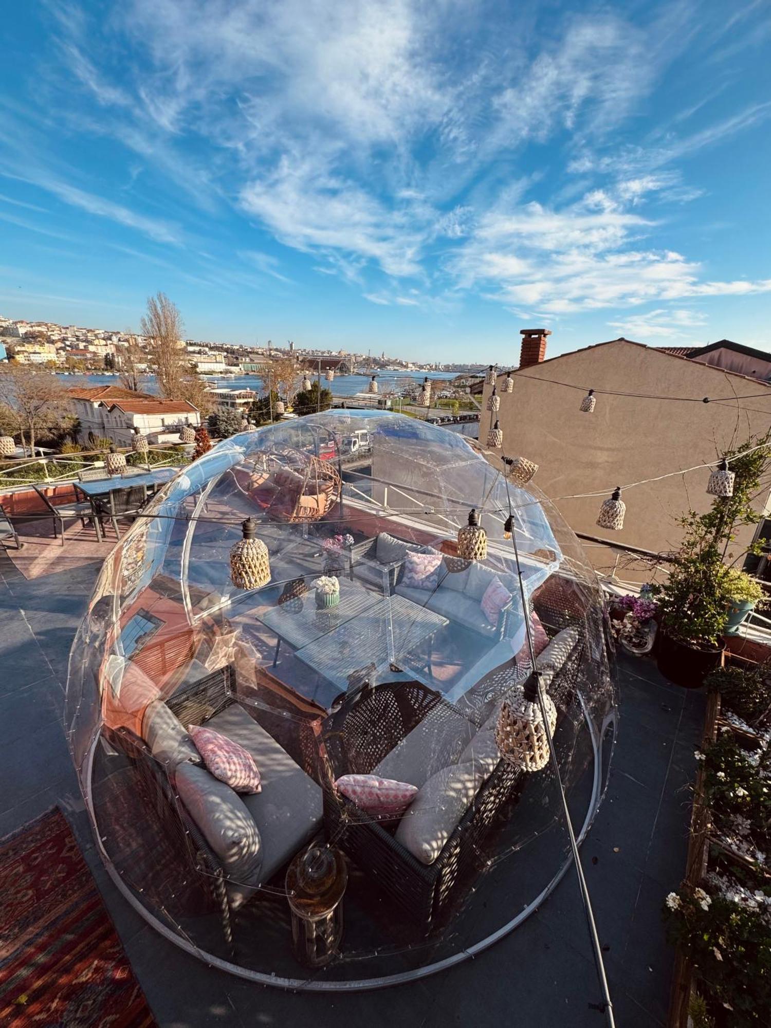 Waterfront Apartment By The Tram - Terrace With Dome & Golden Horn View In Fatih Istanbul Exterior foto