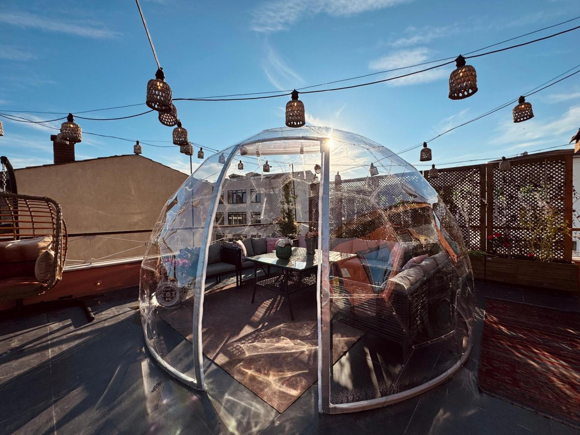 Waterfront Apartment By The Tram - Terrace With Dome & Golden Horn View In Fatih Istanbul Exterior foto